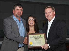 John and Myia Stewardson with Stan Ray